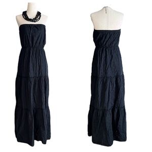Old Navy Eyelet Strapless Maxi Dress